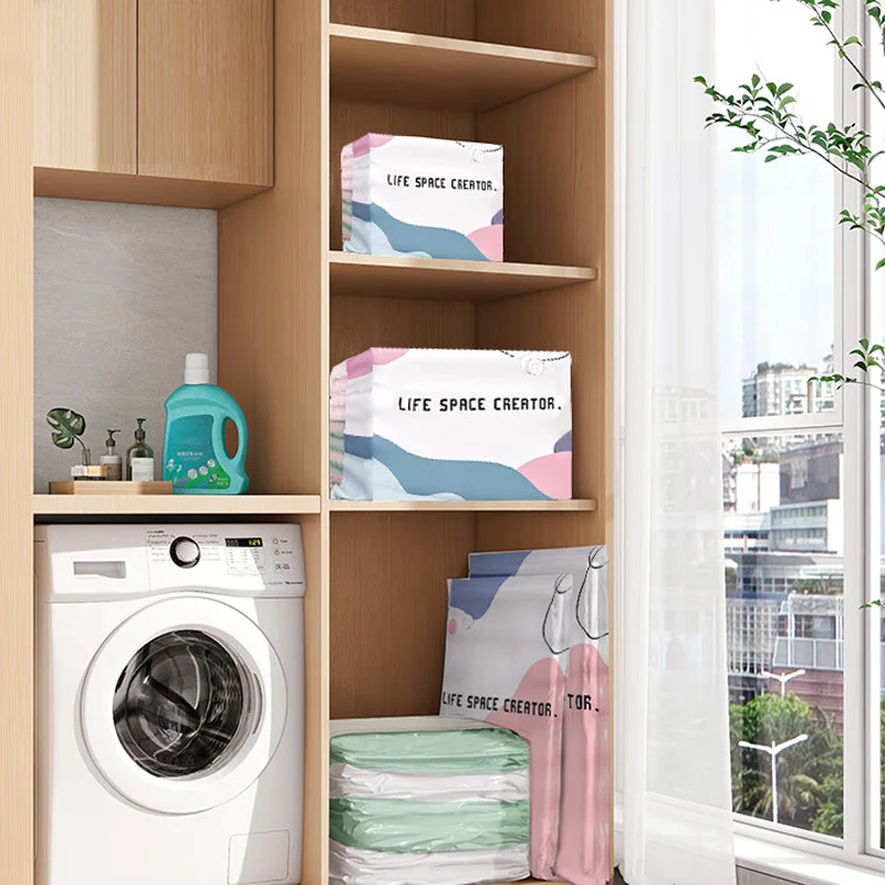 🧳💨 50% OFF! No‑Pump Vacuum Storage Bags – Press & seal, no pump needed. Saves 80% space, keeps clothes dry & dust‑free. Perfect for bulky bedding & off‑season gear. 🛏️🗄️ - Image 6