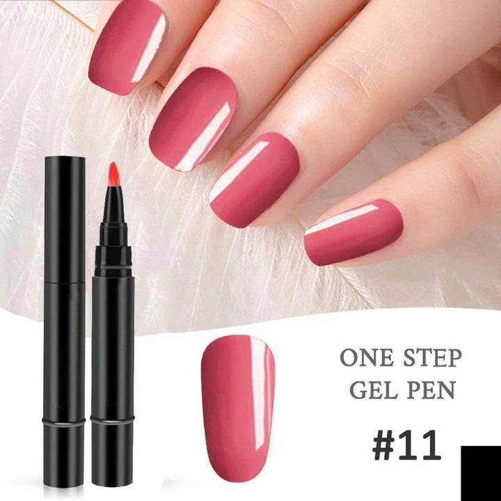 💅🌟 Limited Time Buy 1 Get 1 Free ! ✨One Step Nail Gel Pen🎨Free handheld mini UV nail lamp💡 - Image 12