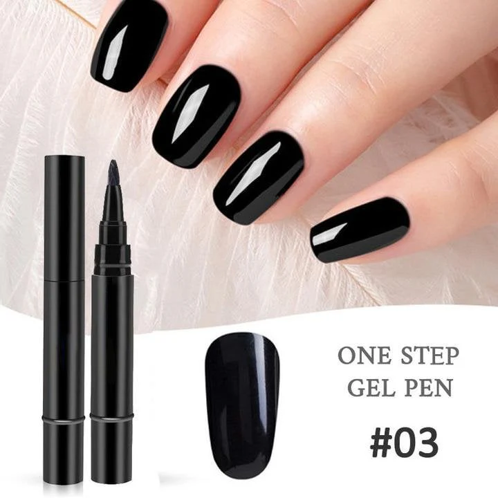 💅🌟 Limited Time Buy 1 Get 1 Free ! ✨One Step Nail Gel Pen🎨Free handheld mini UV nail lamp💡 - Image 4