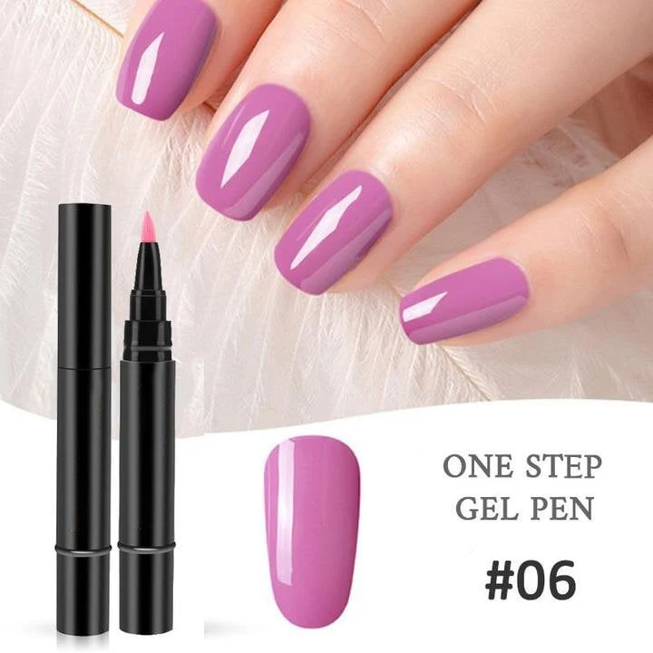 💅🌟 Limited Time Buy 1 Get 1 Free ! ✨One Step Nail Gel Pen🎨Free handheld mini UV nail lamp💡 - Image 7