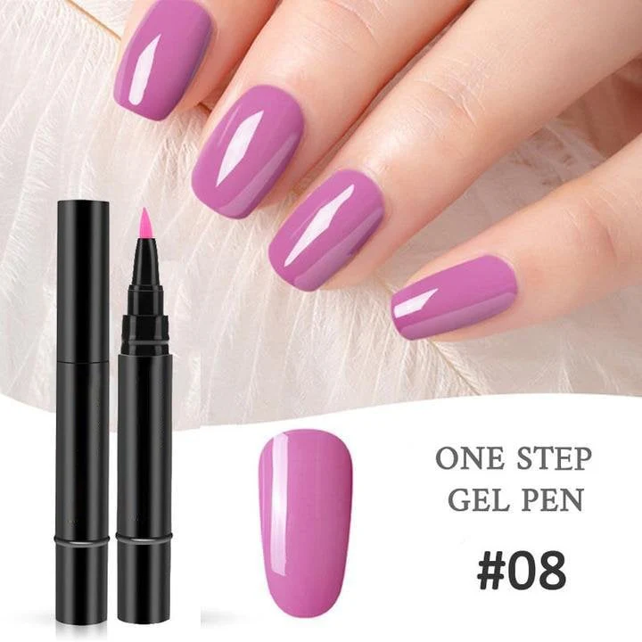 💅🌟 Limited Time Buy 1 Get 1 Free ! ✨One Step Nail Gel Pen🎨Free handheld mini UV nail lamp💡 - Image 9