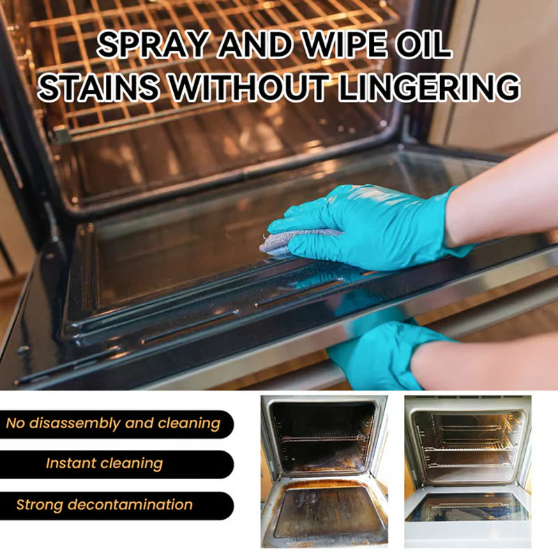🧼 BUY 2 GET 1 FREE! ✨ Oven & Grill Cleaner Spray – Dissolves Grease in 5 Mins, No Scrubbing & Eliminates Odors 🔥 21 Reviews - Image 4