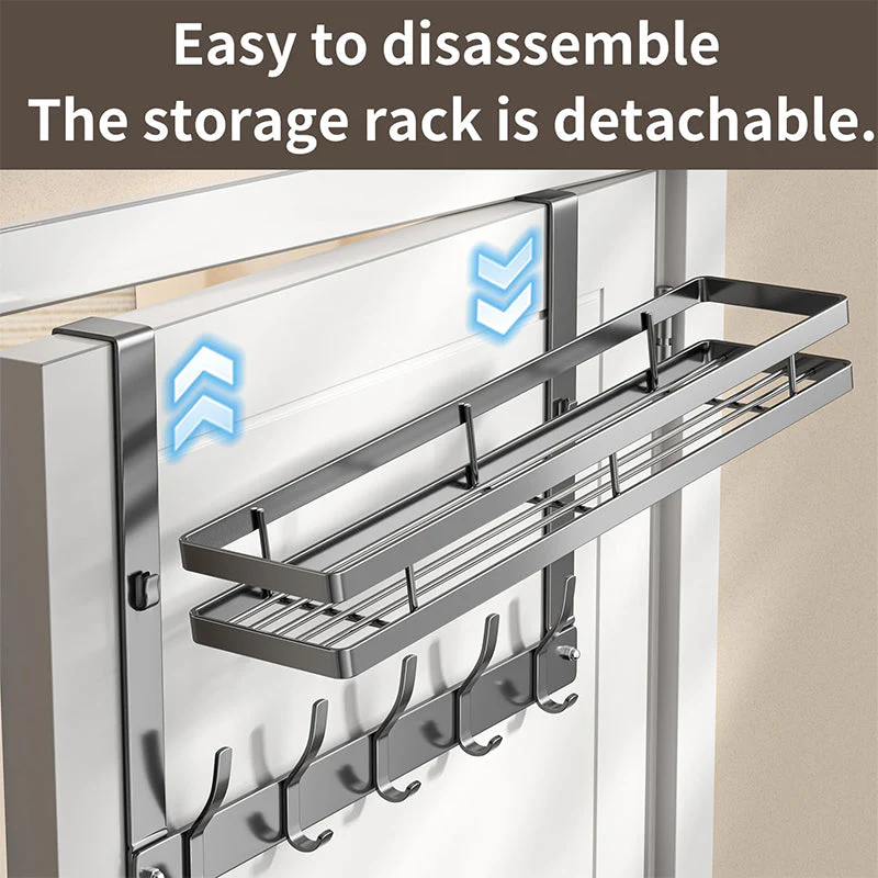 🪄 LIMITED-TIME 50% OFF! ✨ Over-The-Door Hook with Basket – Space-Saving, Strong, Tool-Free 🚪 - Image 9