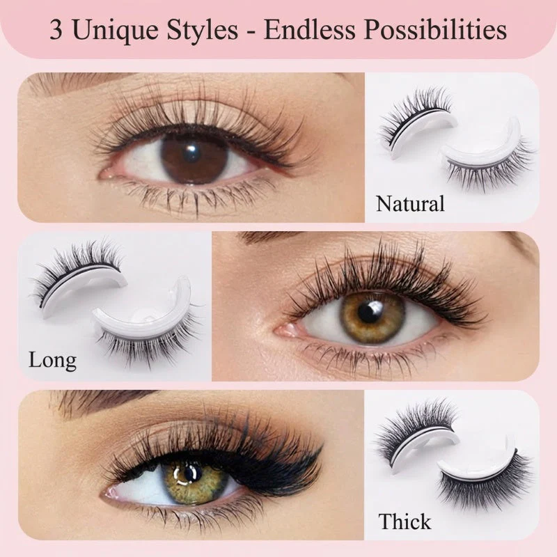 Self-Adhesive Reusable Lashes – 3-Sec Application, No Glue Needed - Image 9