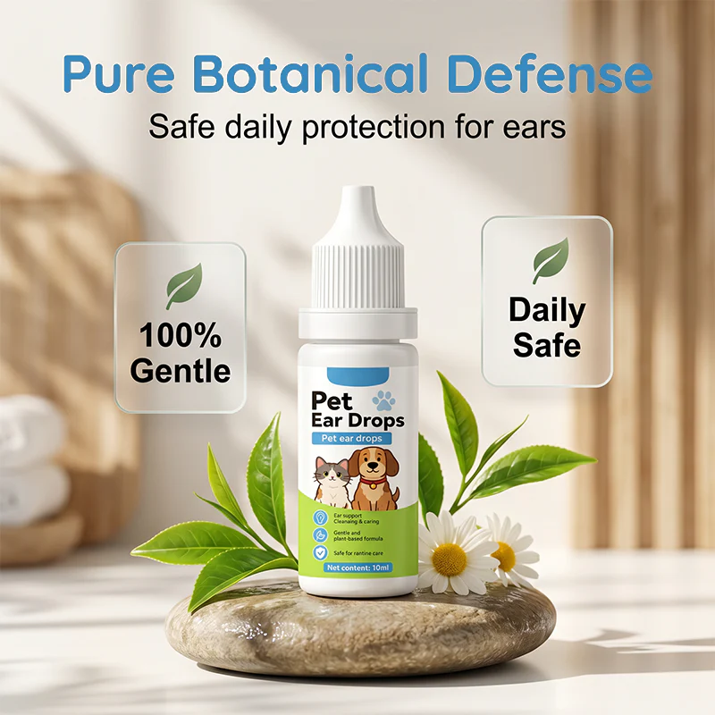 Pet Ear Care Cleaning Drops for Dogs & Cats - Image 3