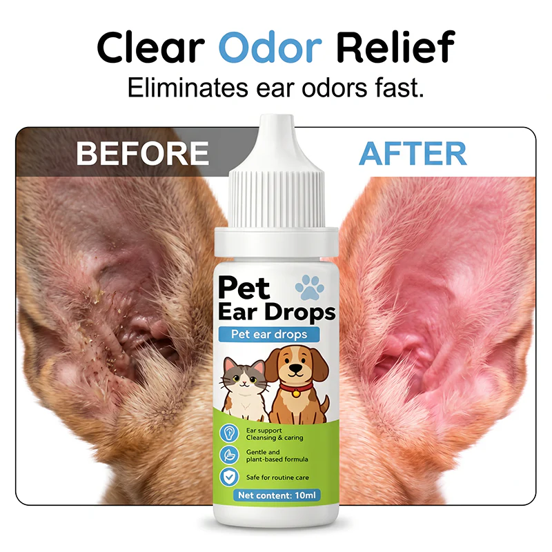 Pet Ear Care Cleaning Drops for Dogs & Cats - Image 5