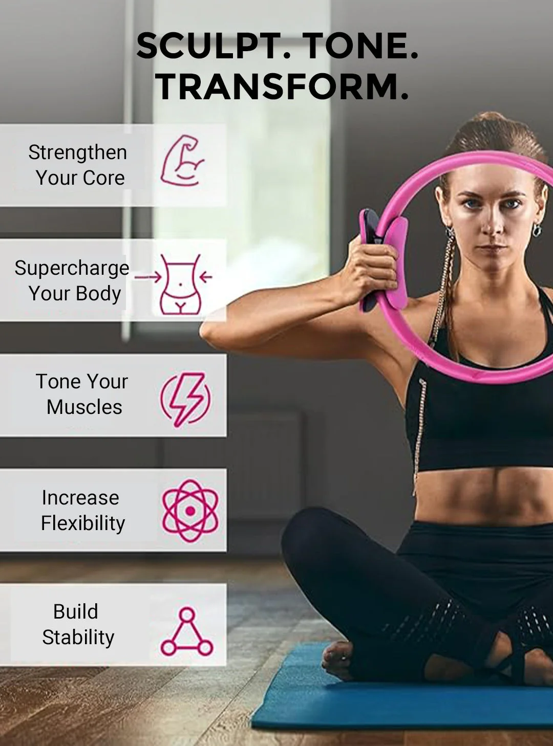 🔥Hot Sale🔥Pilates Ring Fitness Trainer - Image 3