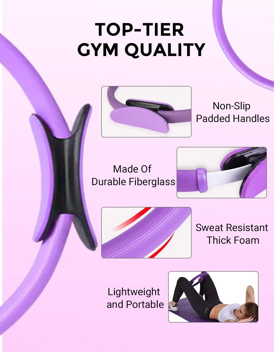🔥Hot Sale🔥Pilates Ring Fitness Trainer - Image 4