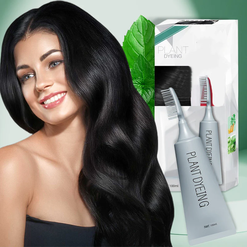 📢📢50% OFF !! ⏰Plant-Based Comb Hair Dye