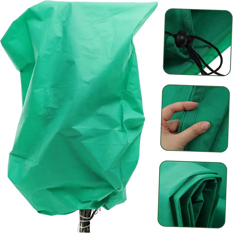 Plant Thickened Drawstring Bag Freeze Protection Covers - Image 12