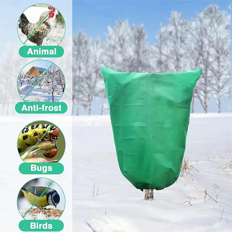 Plant Thickened Drawstring Bag Freeze Protection Covers - Image 2