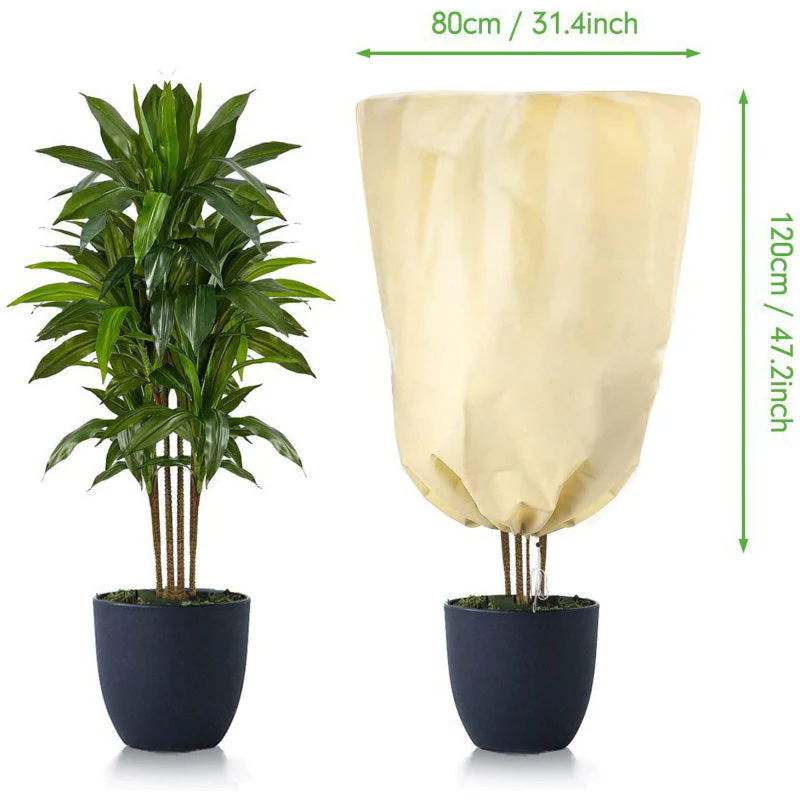 Plant Thickened Drawstring Bag Freeze Protection Covers - Image 4