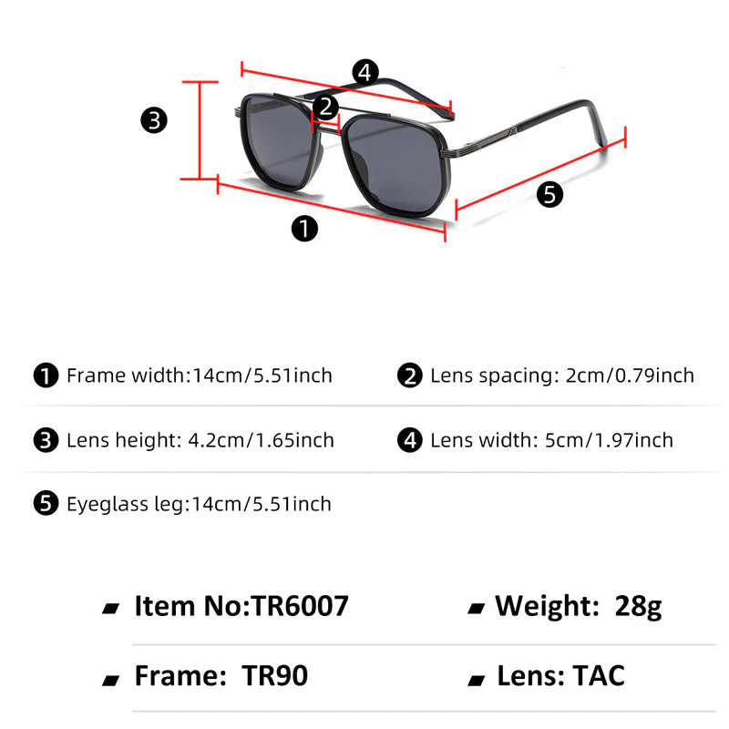 💜 LAST DAY PROMOTION - 50%OFF💜Polarized UV400 Square Sunglasses - Image 12
