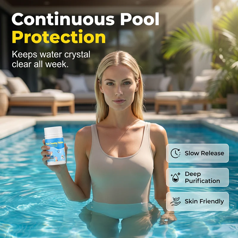 Pool Cleaning Tablets for Crystal Clear Water - Image 3