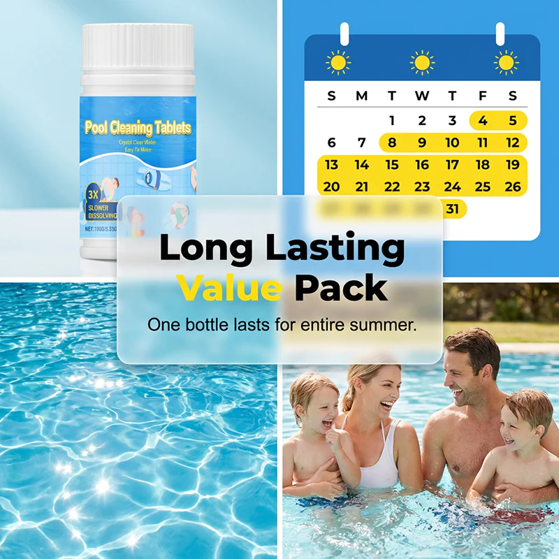Pool Cleaning Tablets for Crystal Clear Water - Image 6