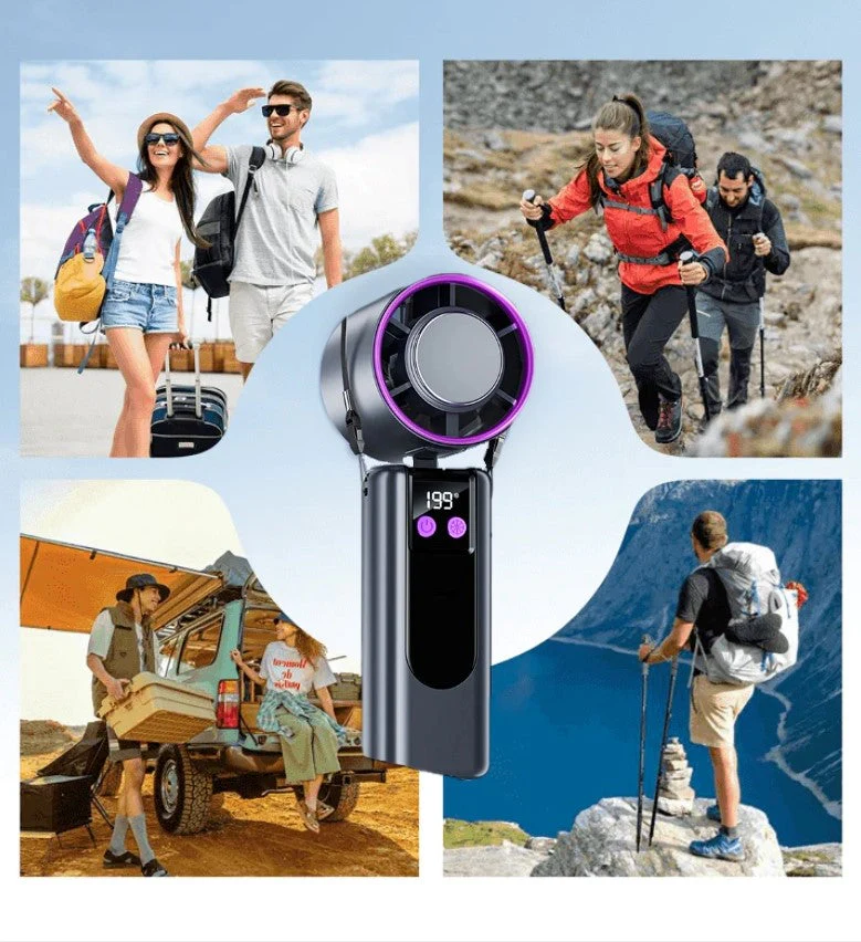 🌞Summer Hot Price Only Today🔥Portable Handheld & Foldable Silent Cooling Fan - Image 15