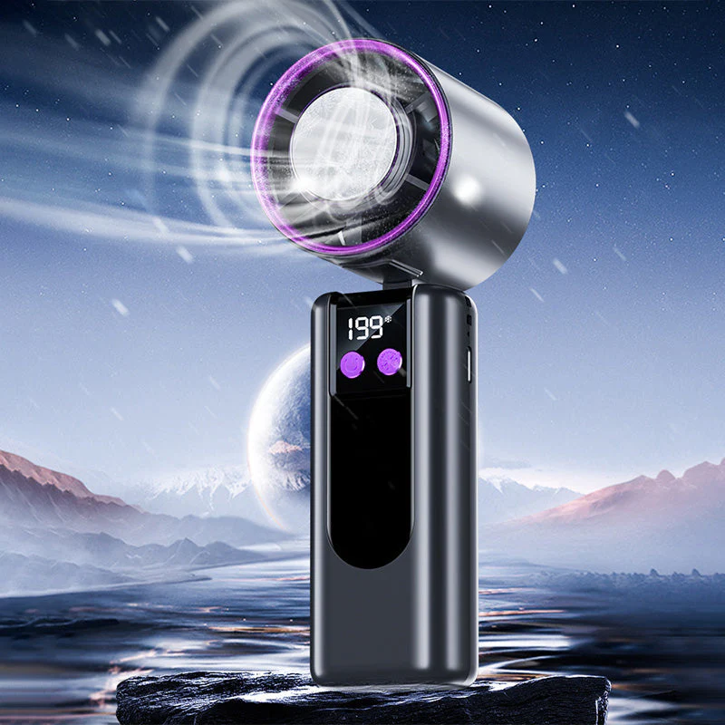 🌞Summer Hot Price Only Today🔥Portable Handheld & Foldable Silent Cooling Fan - Image 3