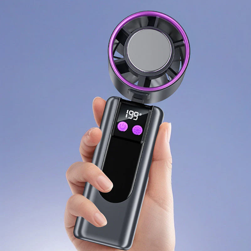 🌞Summer Hot Price Only Today🔥Portable Handheld & Foldable Silent Cooling Fan - Image 4