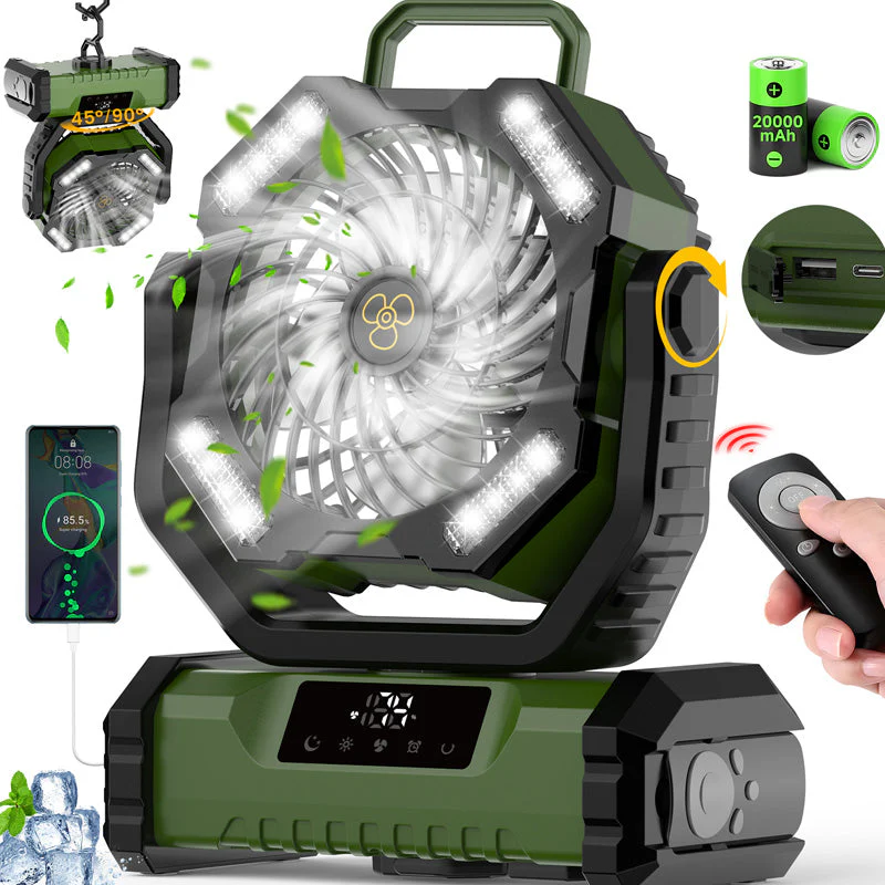 Portable Oscillating Fan with Remote Control - Image 12