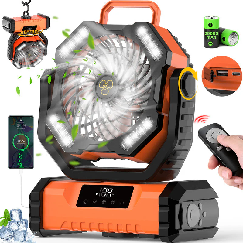 Portable Oscillating Fan with Remote Control - Image 9