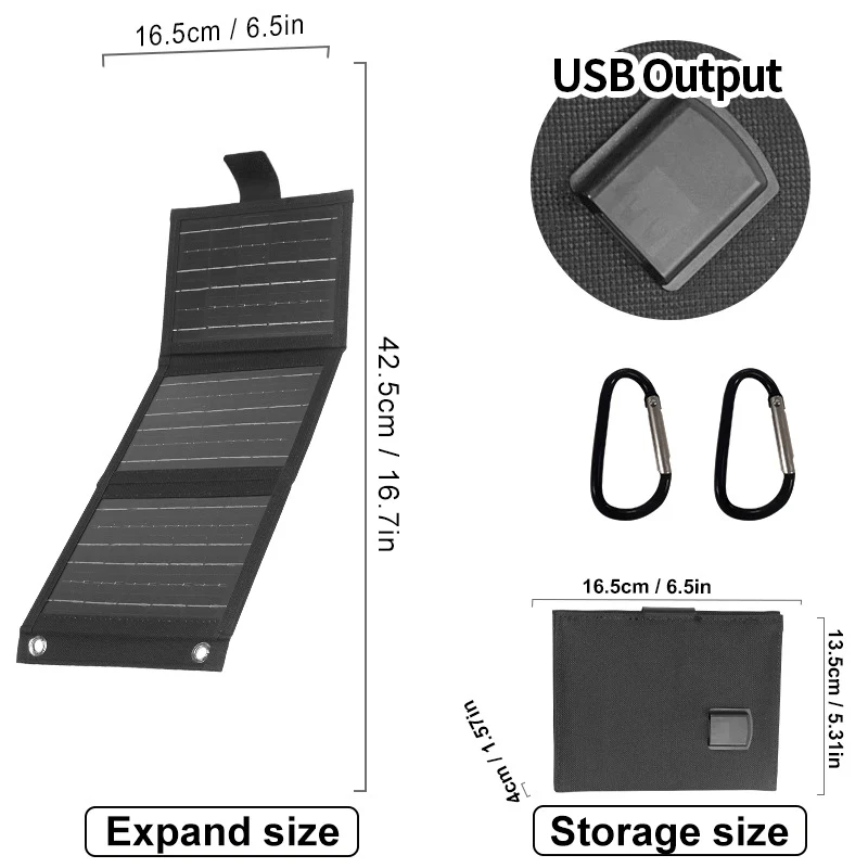 🥳2026 HOT SALE🥳💞50% OFF!✨ 💝Portable Solar Panel with USB Charging - Image 10