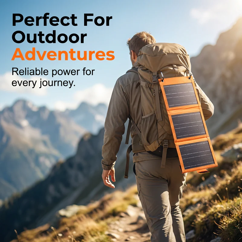 🥳2026 HOT SALE🥳💞50% OFF!✨ 💝Portable Solar Panel with USB Charging - Image 2