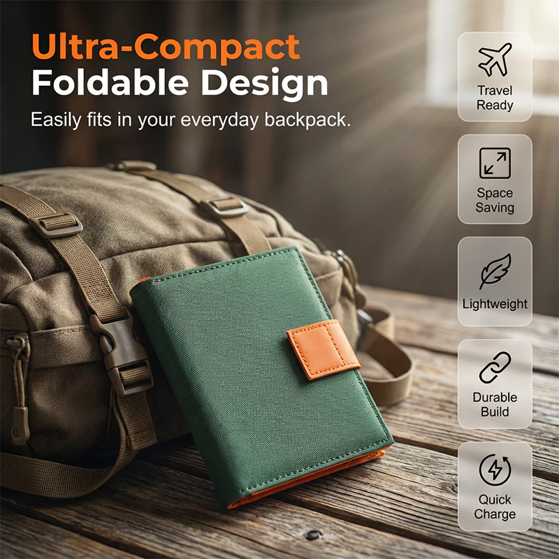🥳2026 HOT SALE🥳💞50% OFF!✨ 💝Portable Solar Panel with USB Charging - Image 7