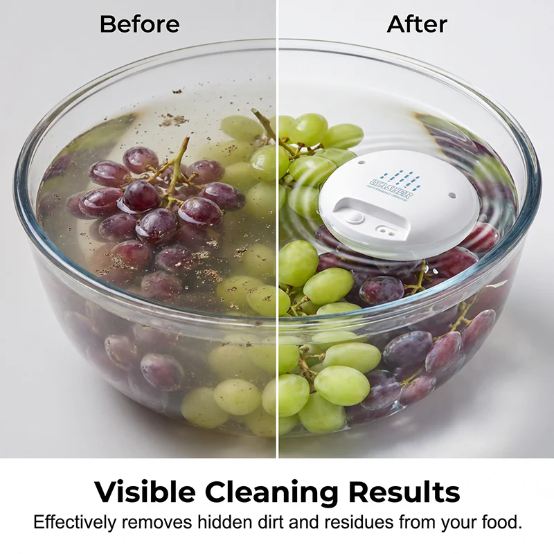 Portable Ultrasonic Fruit & Vegetable Washer - Image 3