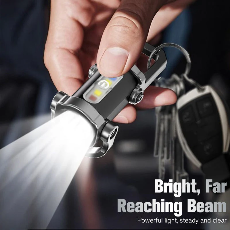 🔥Buy 1 gte 1 free🔥Portable Rechargeable Bright Keychain Flashlight - Image 3