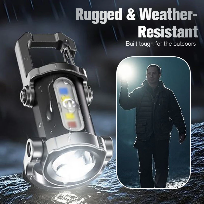🔥Buy 1 gte 1 free🔥Portable Rechargeable Bright Keychain Flashlight - Image 7