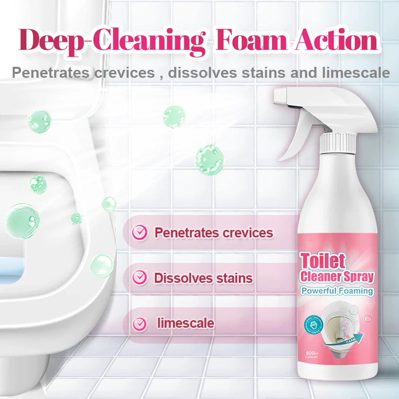 Powerful Foaming Toilet Cleaner Spray - Image 2