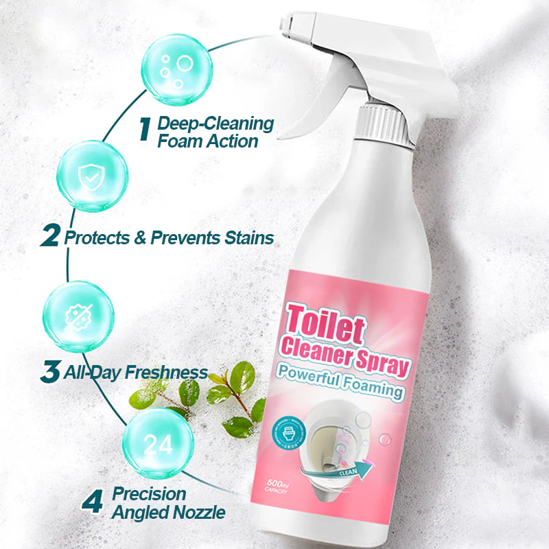 Powerful Foaming Toilet Cleaner Spray - Image 5