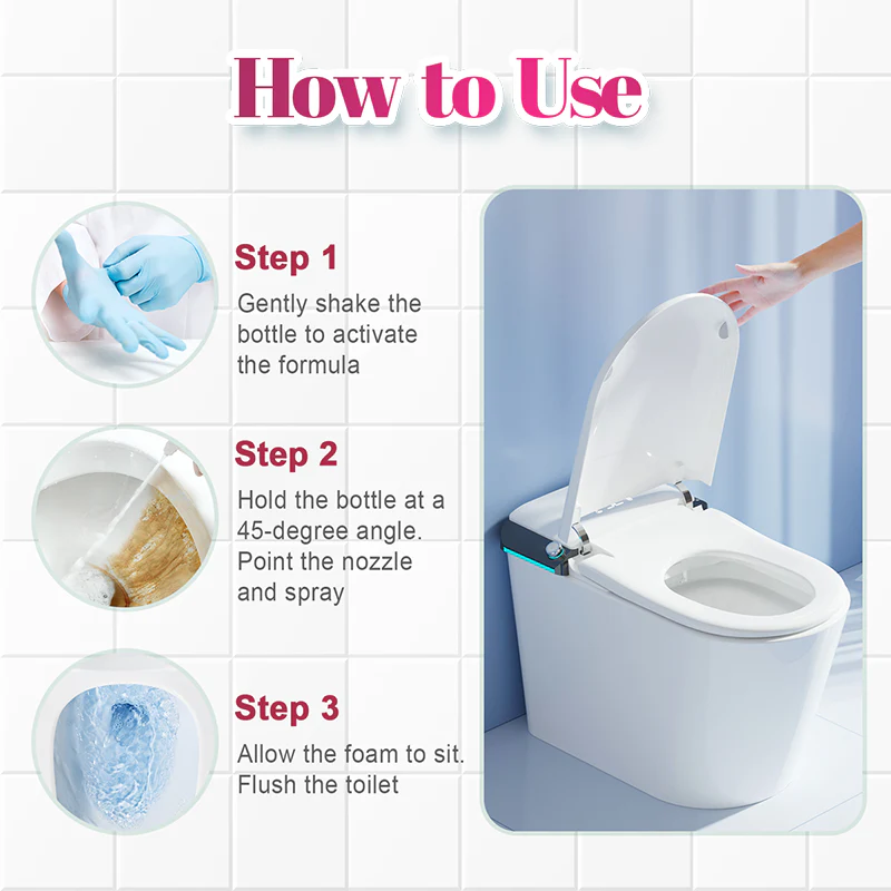 Powerful Foaming Toilet Cleaner Spray - Image 8