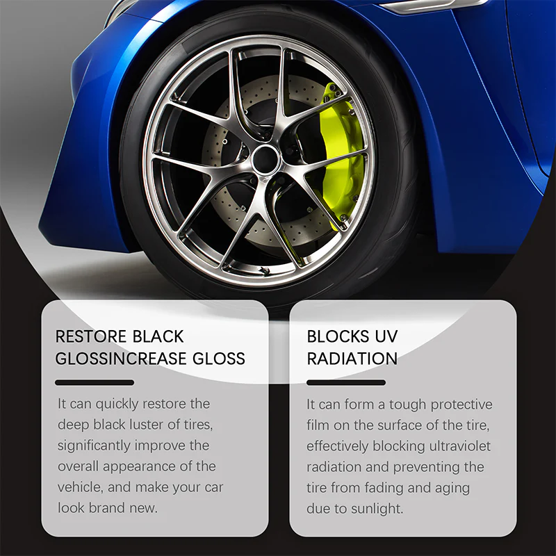 🔥Limited Time Promotion 50% OFF🔥—restores a deep black shine, blocks UV rays, and repels dirt. Quick and easy! 🚗 - Image 5