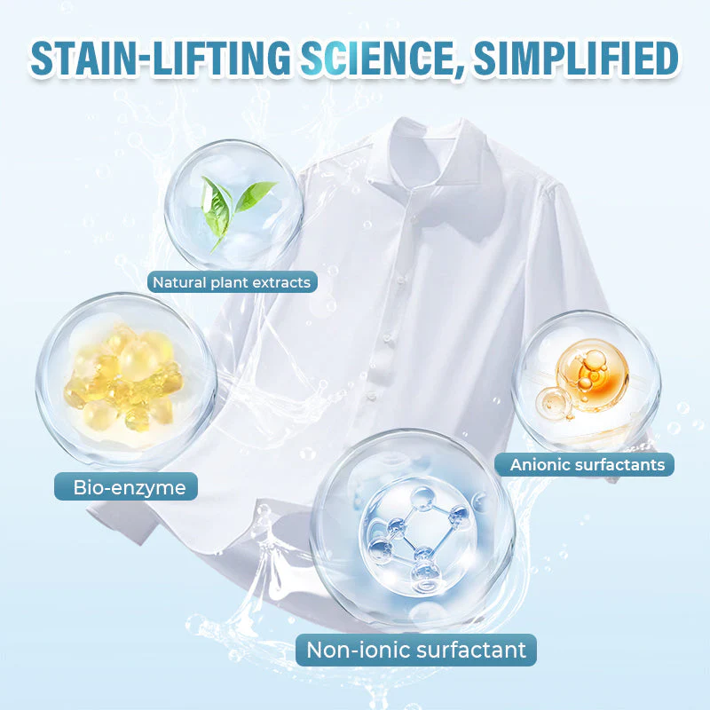 👕✨ Powerful Stain Remover for Clothes - Erases Grease, Wine, Ink Stains in Seconds, Gentle on Fabrics 🧴🔥 - Image 4