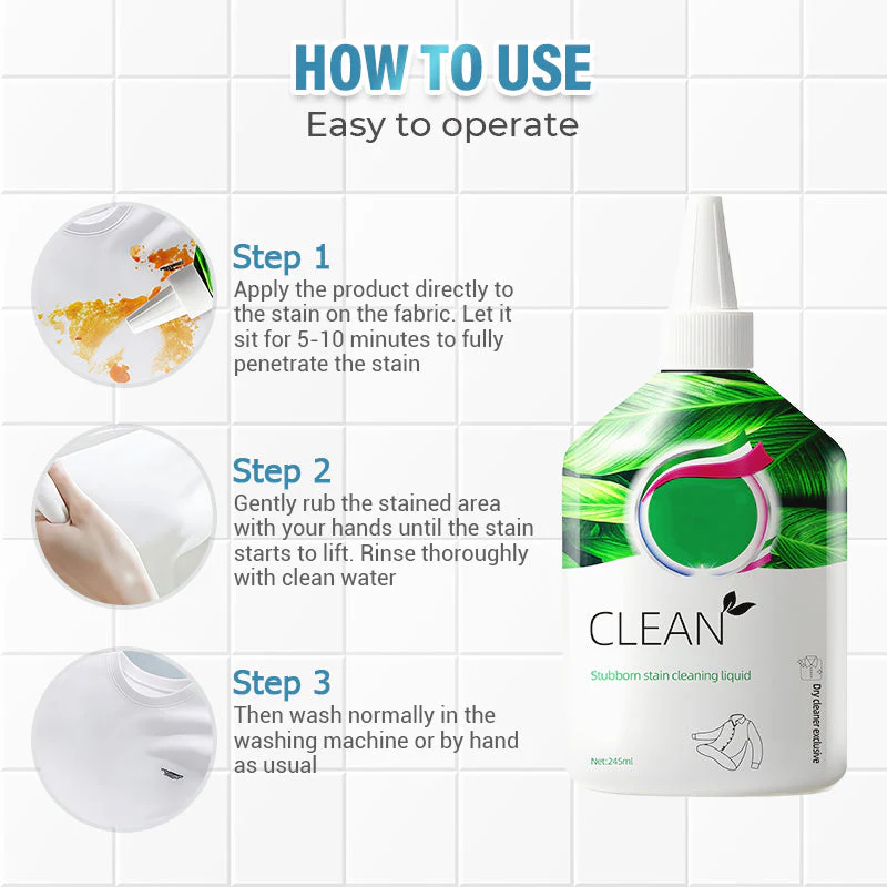 👕✨ Powerful Stain Remover for Clothes - Erases Grease, Wine, Ink Stains in Seconds, Gentle on Fabrics 🧴🔥 - Image 8