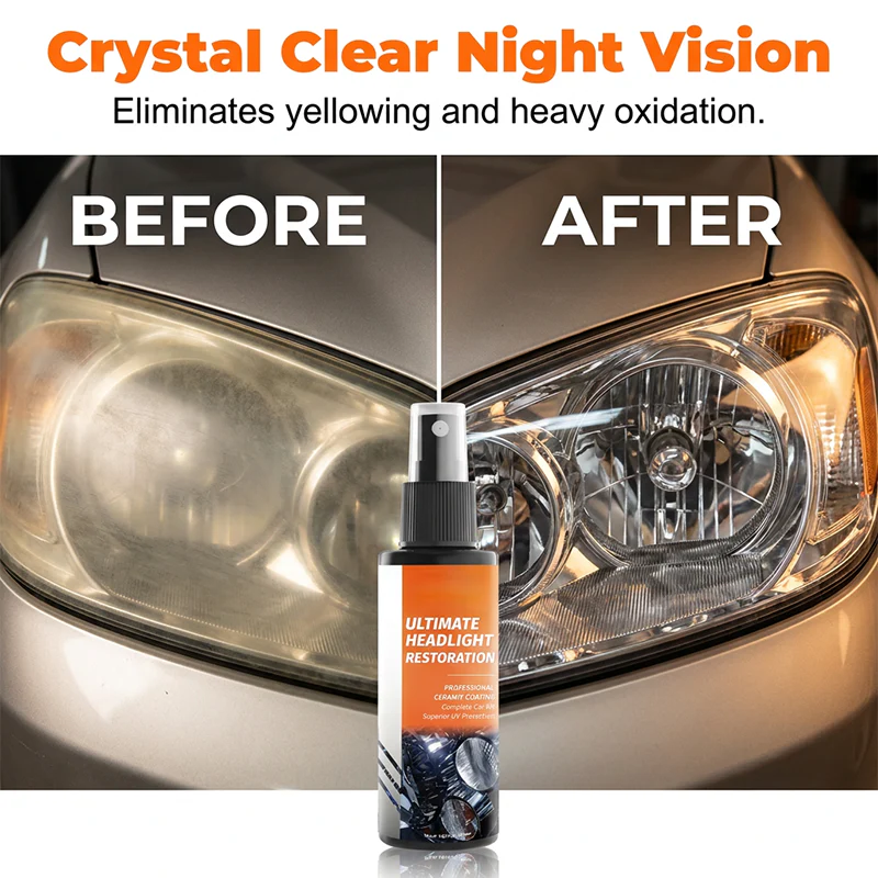 Professional Headlight Restoration Spray Kit - Image 3