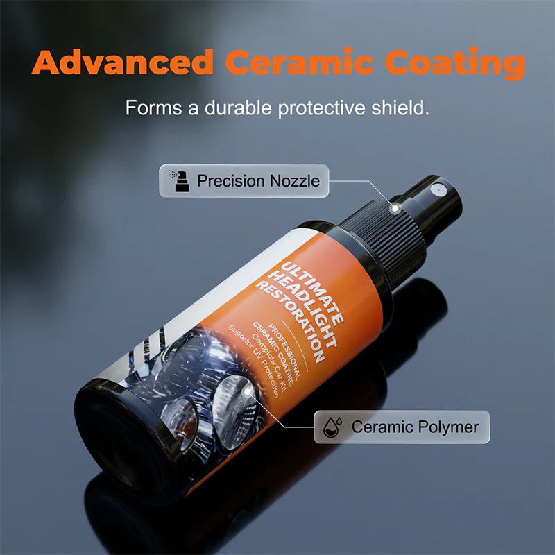 Professional Headlight Restoration Spray Kit - Image 4