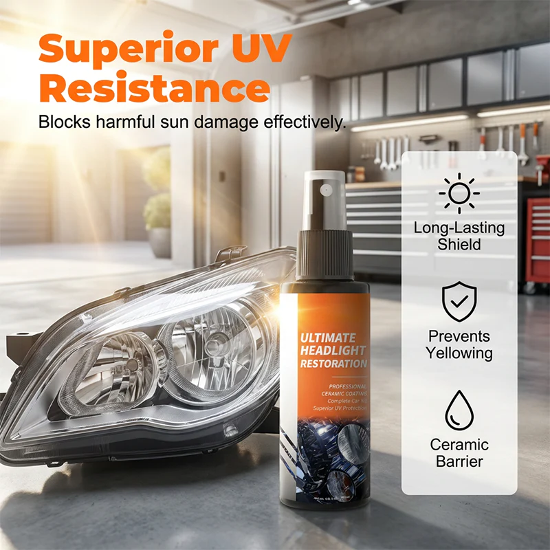 Professional Headlight Restoration Spray Kit - Image 5