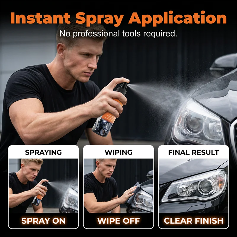 Professional Headlight Restoration Spray Kit - Image 7