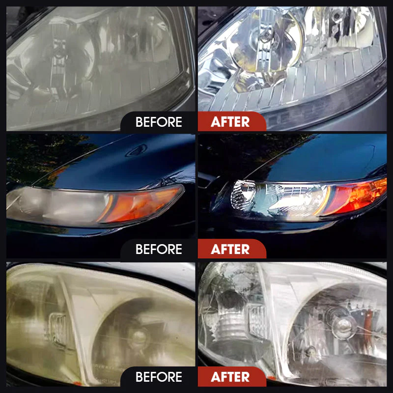 180ml Professional Car Headlight Restorer with Sponge - Image 4