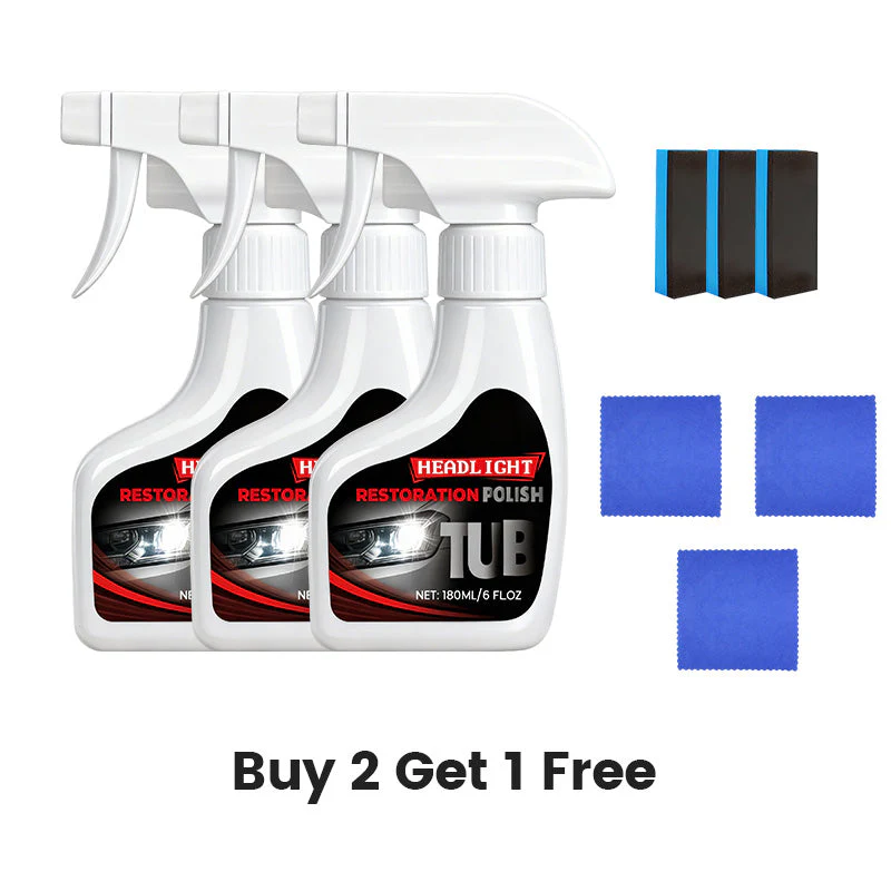 180ml Professional Car Headlight Restorer with Sponge🧽🚗 - Image 10