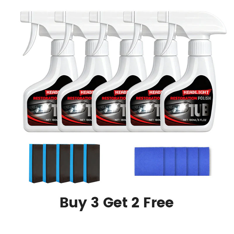 180ml Professional Car Headlight Restorer with Sponge🧽🚗 - Image 11