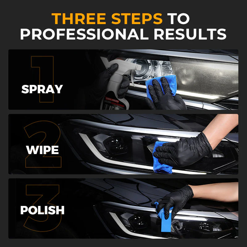 180ml Professional Car Headlight Restorer with Sponge🧽🚗 - Image 2