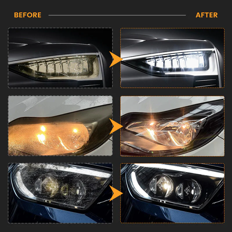 180ml Professional Car Headlight Restorer with Sponge🧽🚗 - Image 3