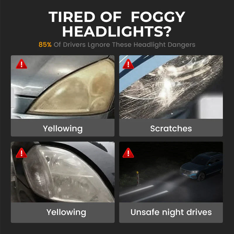 180ml Professional Car Headlight Restorer with Sponge🧽🚗 - Image 5