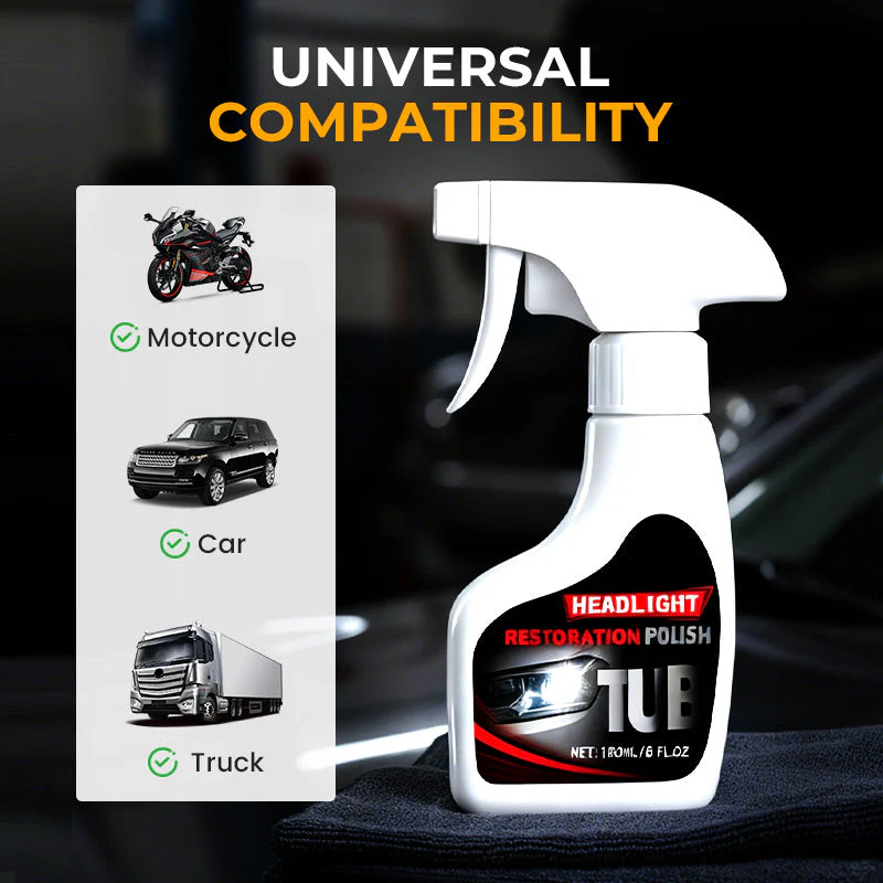 180ml Professional Car Headlight Restorer with Sponge🧽🚗 - Image 6