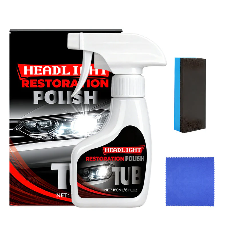 180ml Professional Car Headlight Restorer with Sponge🧽🚗 - Image 9