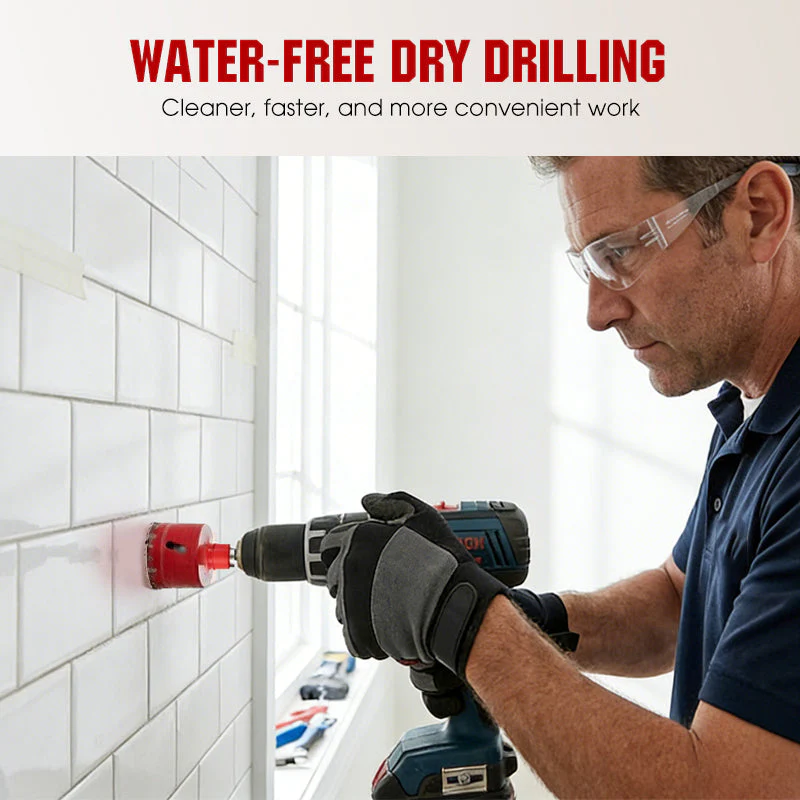 📢📢50% OFF !! ⏰Professional Dry Drilling Hole Saw Kit (6-35mm) - Image 3