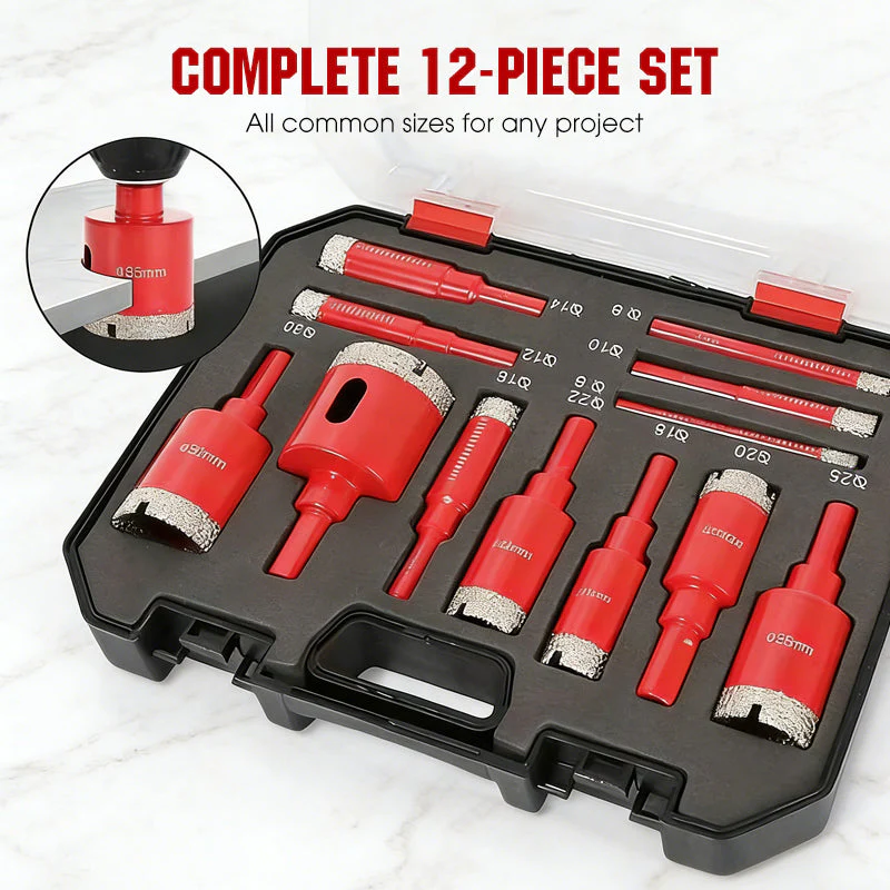 📢📢50% OFF !! ⏰Professional Dry Drilling Hole Saw Kit (6-35mm) - Image 4